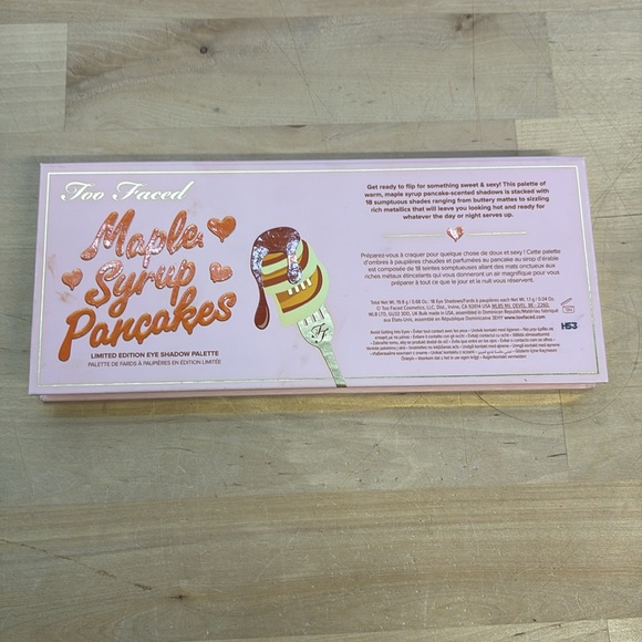 NIB!  Two Faced Maple Syrup Pancakes Pallet - Picture 4 of 8